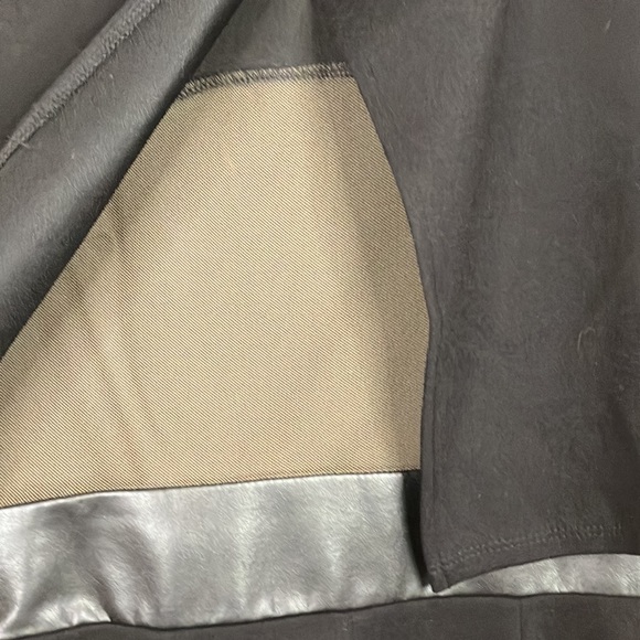 Bailey 44 little black dress with faux leather waist detail mesh back - Picture 5 of 13